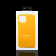 Original Apple Leather Snap Case Cover Skin For iPhone 11 Pro Meyer Lemon
