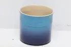Le Creuset Kitchen Utensil Holder Crock Azure Blue 2.3L Stoneware Second Choix