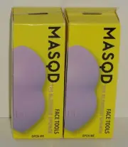 2 MASQD Purple Makeup Blending Sponge For Foundation Concealer Contour Highlight