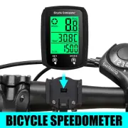 Wired LCD Digital Cycle Bike Computer Bicycle Speedometer Odometer Waterproof