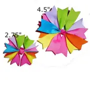 Puppy bows Pinwheel dog collar slide hair barrette or bands pet dog bow (DC32)