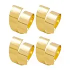 4pcs Rings Napkin Holder Metal Napkin Rings Xmas Table Decor