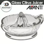 AVANTI Glass Citrus Juicer Retro Squeezer Manual Fruit Juice Maker Orange Lemon