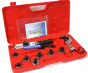 Hydraulic HVAC Tube Expander Swaging 7 Lever Expander Tools Kit Tool 3/8"-1-1/8"