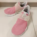 [全家免運][二手九成新] NIKE SOCK DART SE GS 桃紅慢跑鞋 917952001