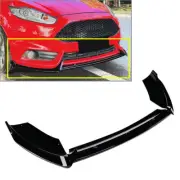 1PC Front Bumper Lip Spoiler Splitter For Ford Fiesta ST MK6 B-Max 2012-2017