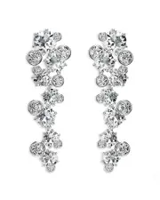 Swarovski Constella Crystal Linear Drop Earrings