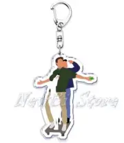 Friends TV Show Acrylic Keyring Keychain Chandler Joey Fun Novelty Free Gift Bag