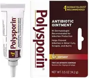 Polysporin First Aid Topical Antibiotic Skin Ointment with Bacitracin Zinc & Pol