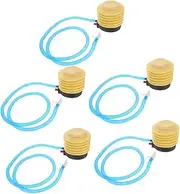 ibasenice 5pcs Portable Manual Foot Pump Air Pump Inflatables Foot Pump for Air Mattresses Balloons Pool Toys and Sports Equipment