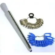 3 Ring Finger Sizers Gauge Stick Mandrel Sizing Tools