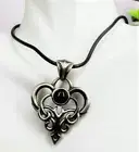 Ebros Celtic Eternity Love Heart Pendant Medallion Necklace Accessory Jewelry