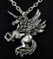 Alchemy Gothic Equalacorn Pendant Necklace P109 Unicorn Pegasus LAST ONE!!!!