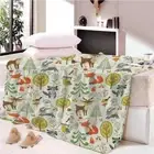 Yellow Carrot Mood Light Sky 3D Warm Plush Fleece Blanket Picnic Sofa Couch