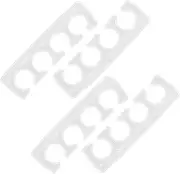BESTYASH Silicone Nail Tools Toe Separators Reusable Foot Toe Dividers Finger Separator for Women Men Manicure