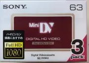 Sony Mini dvc Sony 60-Minute MiniDV Tapes, 3-Pack