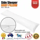 White Side Sleeper Body Pillow Pregnancy Support With Washable Cushion Cover NEW