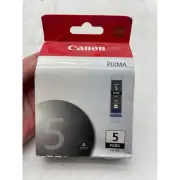 Canon PGI-5BK PGBK 5 Black Ink Cartridge Pixma Genuine