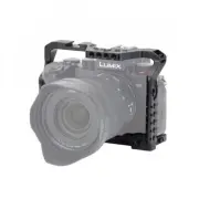 Aluminum Camera Housing Cage Cold Shoe Case for Pansonic Lumix S5 Camera LED MIC