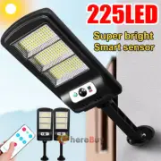1/2 pcs 225 LED Solar Lights Outdoor Waterproof Motion Sensor Security Wall Lamp