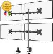 Quad Monitor Desk Mount, 4 Monitor Stand Fits Heavy Duty Computer Screen up to 2