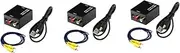 Housoutil 3pcs Digital to Analog Audio Converter Dual Chip Easy Installation Spdif for Home Theater and Compact Design for Lossless Sound Quality