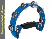 Mano Percussion TMP11BL Half Moon Tambourine - Blue