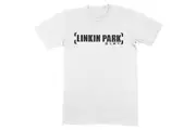 Linkin Park Unisex Adult Bracket Logo Cotton T-Shirt (White) - UTRO3772