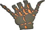 [LEGEEON] Shaka Hang Loose Lasercut Patch Morale [Ranger Green]