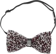 [DEARMAMY] Mens Pre-tied Bowtie Sequin Bow Tie for Party Glitter Sequin Bow Tie Retro Self Tie Bowtie for Men
