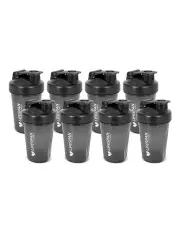 [Lifespan Fitness] Shaker Bottle 500ml Pack of 8 in Black