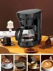 6-Cup Drip Coffee Maker Anti-Drip Coffee Pot Machine Glass Electric Coffee Maker