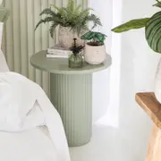 Tully Sage Fluted Side Table [HABLTULLY22C]
