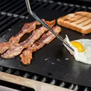 Non Stick Bbq Mat Heat Resistant Grilling Pad Black Barbecue Tools
