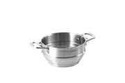 Cuisinart Chef iA+ Non-Stick Multi Steamer w/ Handle Round Pot Cookware Sliver