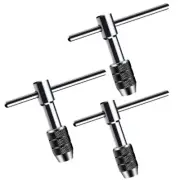 T handle Ratcheting Tap Wrench Perfect for Tight Spaces with For M3 M6 M5 M8 M6