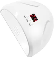HONMEET 1Pc Nail Dryer with Smart Sensor LED Gel Polish Curing Lamp Automatic Timer for Manicure Compatible with UV LED Nail Gel White