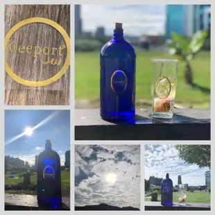零極限-藍色玻璃瓶~清理能量瓶-（現貨)-附軟木塞#荷歐波諾波諾