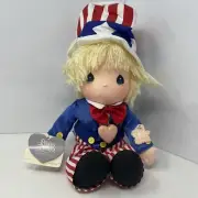 Vintage 1986 Precious Moments Applause Uncle Sam 16" Doll #4581 Wallace Berrie