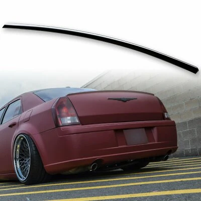Fyralip Trunk Lip Spoiler For Chrysler 300C Painted Brilliant Black Pearl PXR (for: Chrysler)