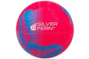 Silver Fern Falcon Netball - Pink / Blue - Size 5