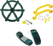 Yunhgft Steering Wheel of Children's Playgrounds, Toy, Outdoor Equipment, Creative Accessories, Swing Set, Children's Accessory, with Handles