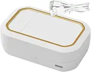 Contacts Cleaner,Ultrasonic Lens Cleaner | Solution Soak Case, Daily Care For RGP, Hard, Colored Lenses, Includes Charger