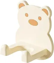 Hairdryer Holder for Bathroom - Adhesive Hug Bear Wall Mounted Blow Dryer Rack,Waterproof Hair Tool Organizer Multifunctional Cartoon Bathroom Storage for Hair Dryer