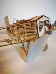 Henson's Flying Machines Junkers D1 21 inch [FREE FLIGHT] Balsa Kit