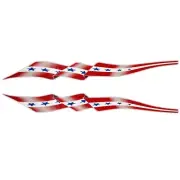 MasterCraft Boat Hull Flag Decal Stickers 759948 | 117 1/2 X 11 Inch