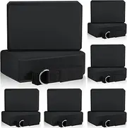 18 Pcs Yoga Block and Strap Set 9 x 6 x 3 Inch EVA Foam Non Slip Brick 8 ft Yoga Straps for Stretching D Ring Design for Pilates Fitness Workout Exercise