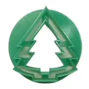 MINI SIZE CHRISTMAS TREE CONCHA COOKIE CUTTER MEXICAN SWEET BREAD STAMP PR5001