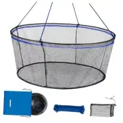Foldable Fishing Net, Landing Fishing Pier Nets, X-Large - 39.4 in Top Dia.