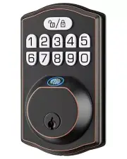 HOSOM Smart Fingerprint Deadbolt for Front Door, Electronic Keypad Entry Door...
